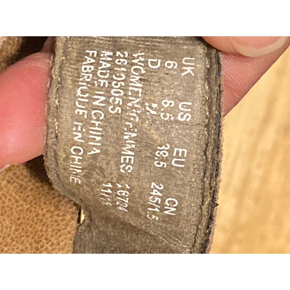 Clarks Collection Metallic Bronze Leather Strappy Wedge Slide Sandals Womens 8.5 - Picture 6 of 8